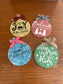 Christian Christmas Wood Gift Tags: Faith-Based Ornaments, Set of 4
