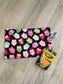 Handmade Crayon Roll Up, Crayon Tote, Crayon Holder featuring colorful Owls with Included Crayons