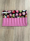 Handmade Crayon Roll Up, Crayon Tote, Crayon Holder featuring colorful Owls with Included Crayons