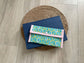 Teal & Pink Retro Oval Eyeglass Case