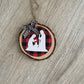 Christmas Christian Wood Slice Ornaments,  Choose Your Design