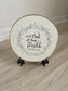Bible Verse Painted Wood Slice, With God all Things are Possible