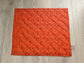 Pumpkin Table Topper, 13 x 16 Quilted Fall Centerpiece, Handmade Autumn Home Decor