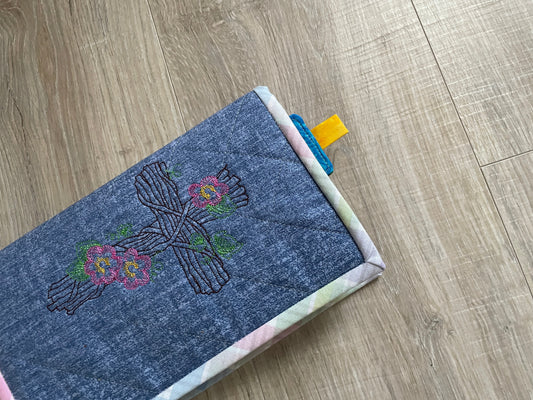 Handmade Quilted Bookmarks, Set of 4 Scrappy Bookmark Gift for Book Lovers