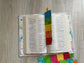 Handmade Quilted Bookmarks, Set of 4 Scrappy Bookmark Gift for Book Lovers