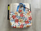 Quilted Book Sleeve with Handles, Handmade Floral Cotton Bible Protector