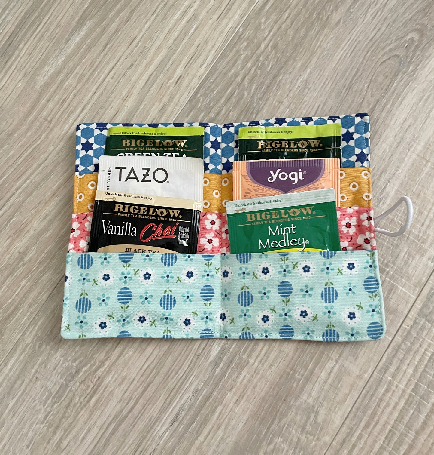 Tea Bag Organizer & Coaster Set, Handmade Gift