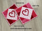 Valentine Gift Set of 2 Quilted Hot Pads