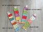 Handmade Quilted Bookmarks, Set of 4 Scrappy Bookmark Gift for Book Lovers