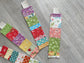 Handmade Quilted Bookmarks, Set of 4 Scrappy Bookmark Gift for Book Lovers