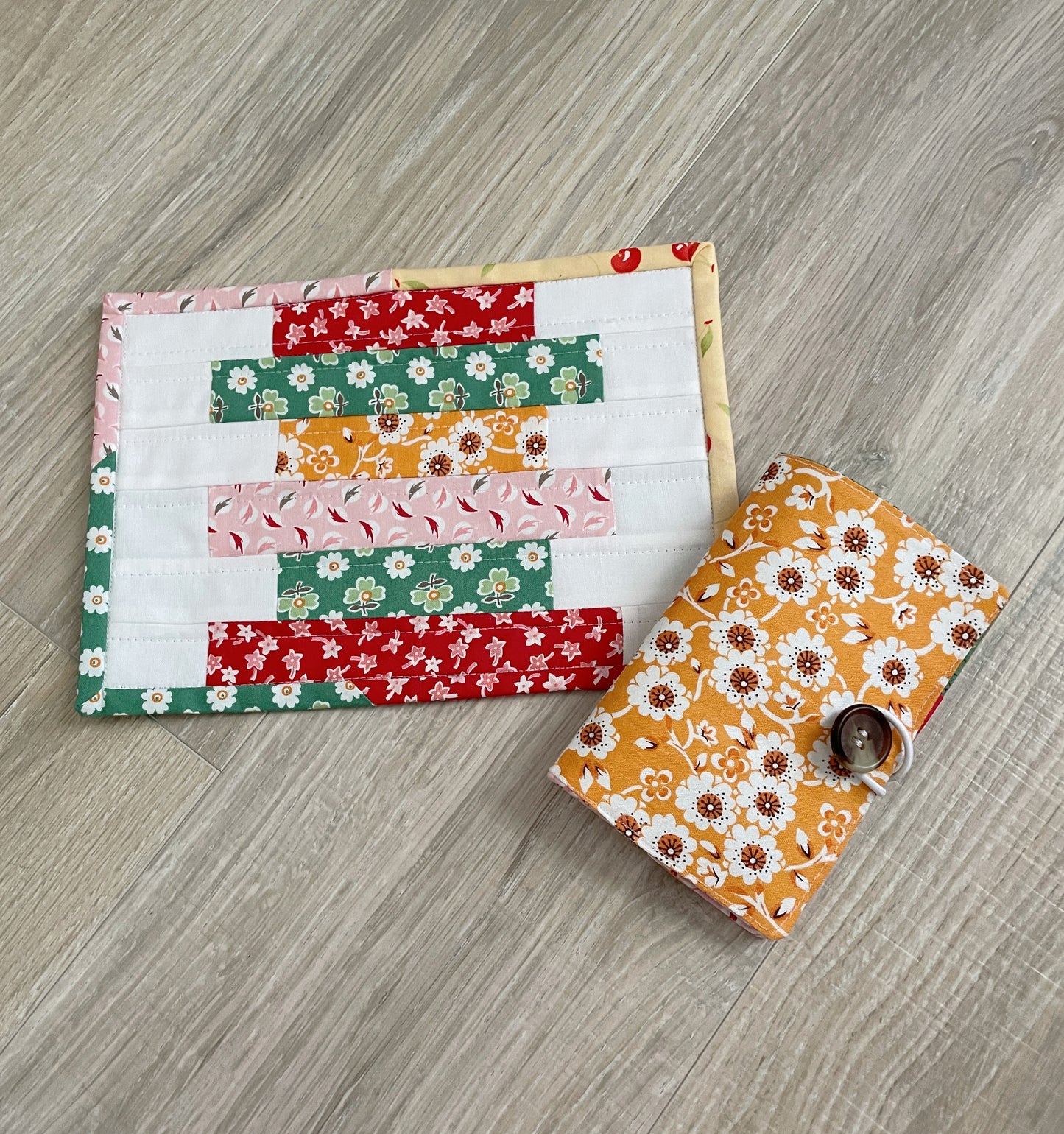 Tea Bag Organizer & Coaster Set, Handmade Gift