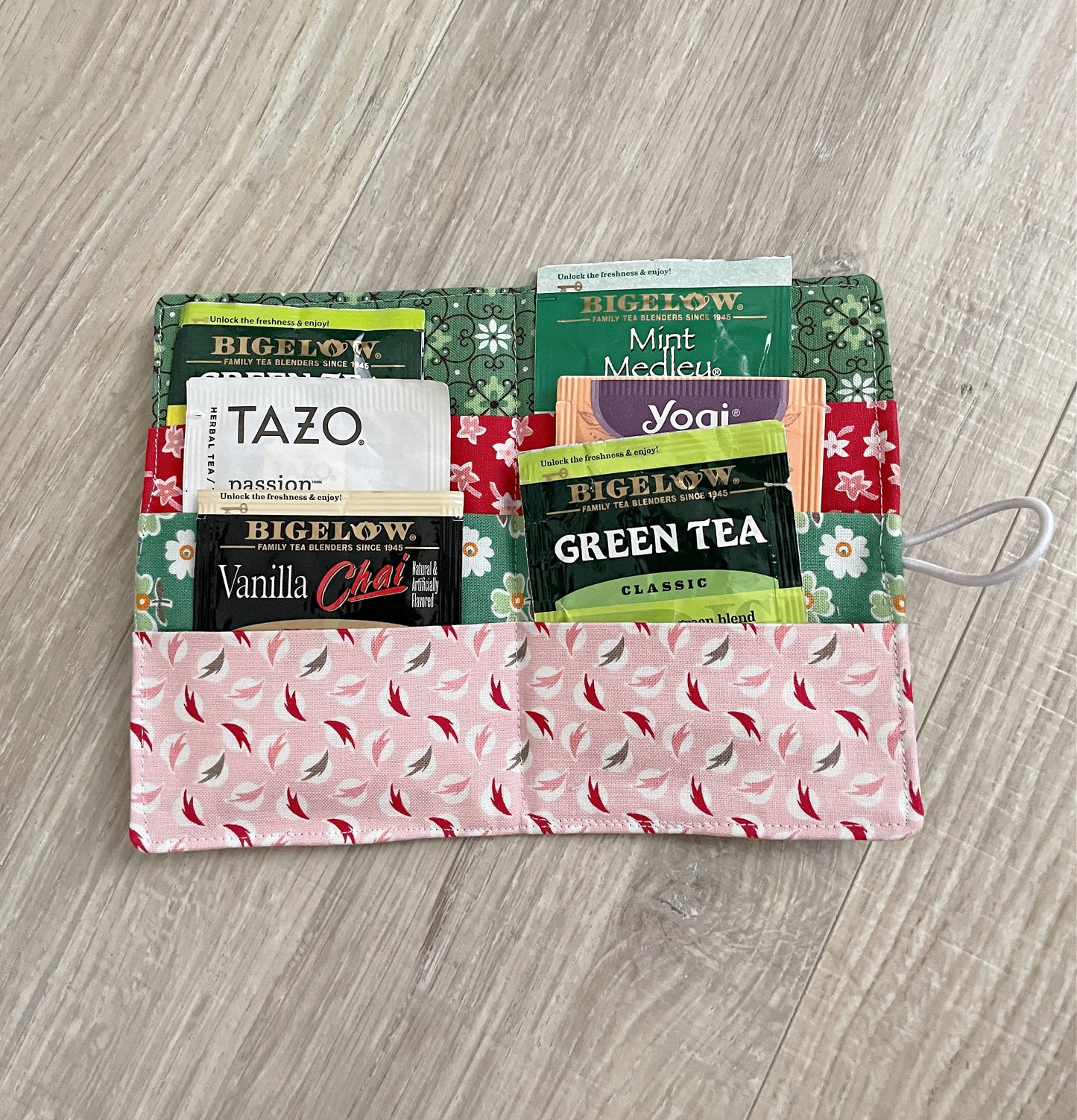 Tea Bag Organizer & Coaster Set, Handmade Gift