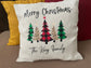 Personalized Christmas Pillow, Family Name Christmas Decor