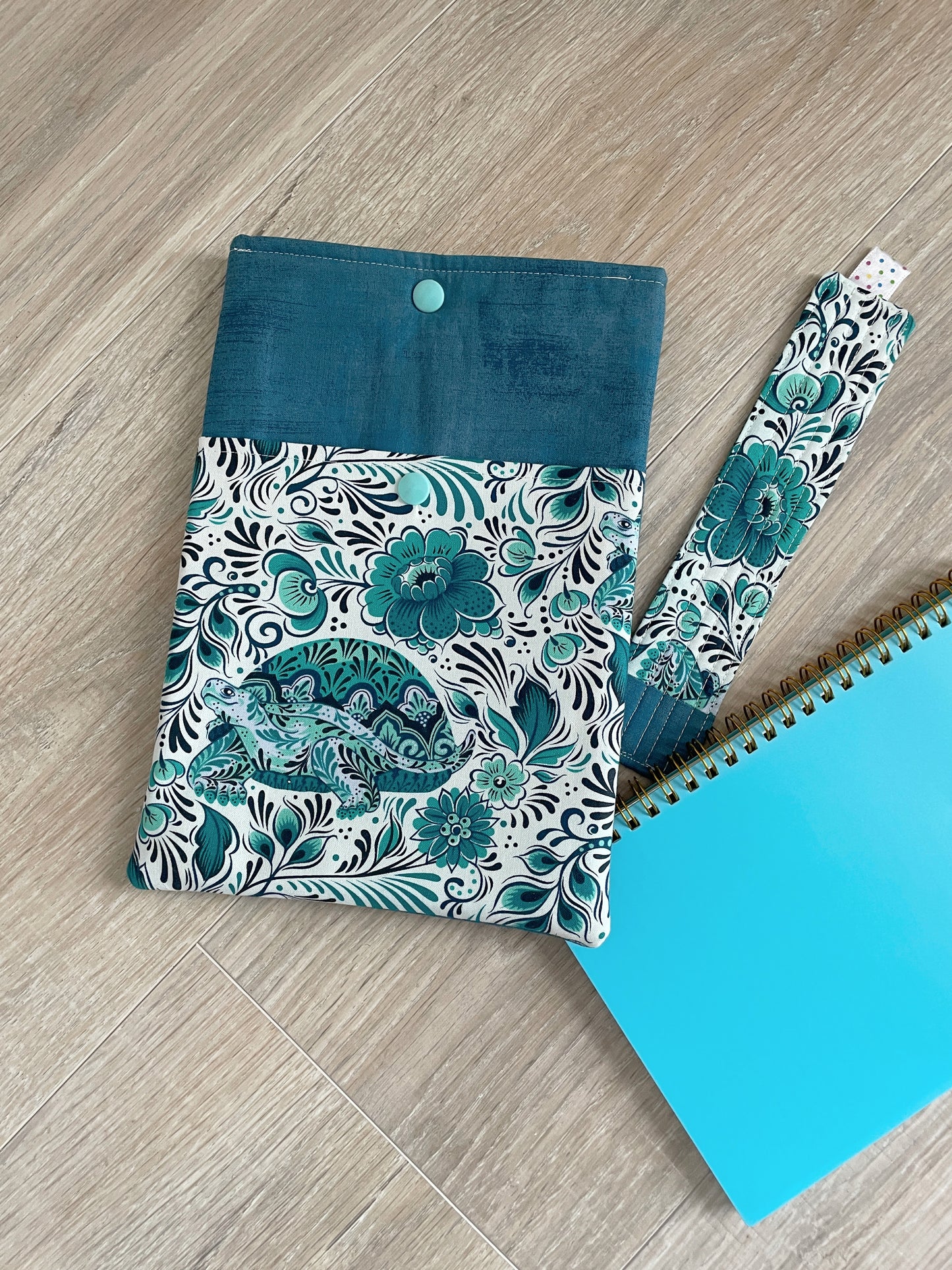 Journal Gift Set, Spiral Bound Lined Notebook/Planner, Book Sleeve with Pocket and Matching Bookmark