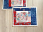 Patriotic Quilted Mug Rugs – USA 250 – Set of Two