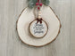 Nativity Wood Slice Ornament Set - Rustic Faith Based Christmas Decor