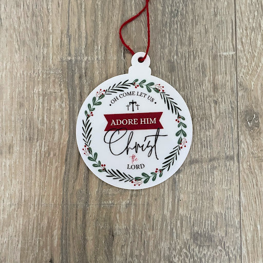 Christian Christmas Ornaments, Faith Based Gift