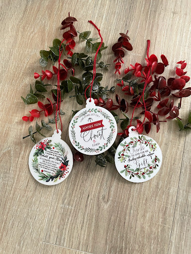 Christian Christmas Ornaments, Faith Based Gift