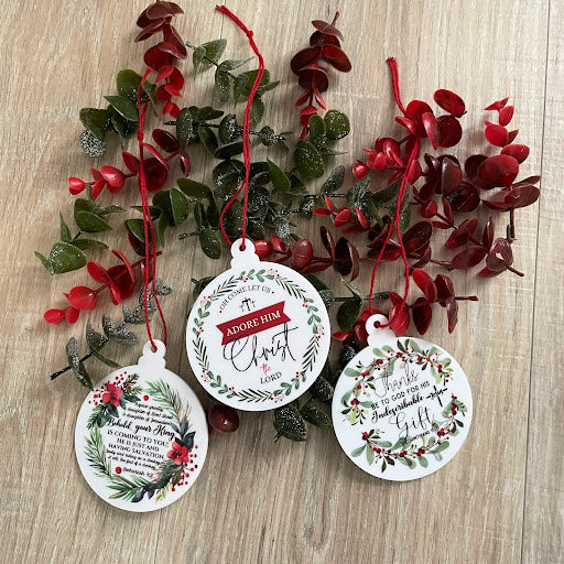 Christian Christmas Ornaments, Faith Based Gift