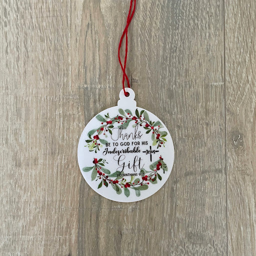 Christian Christmas Ornaments, Faith Based Gift