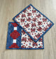 Quilted Vintage Red Truck Coasters/Mug Rugs